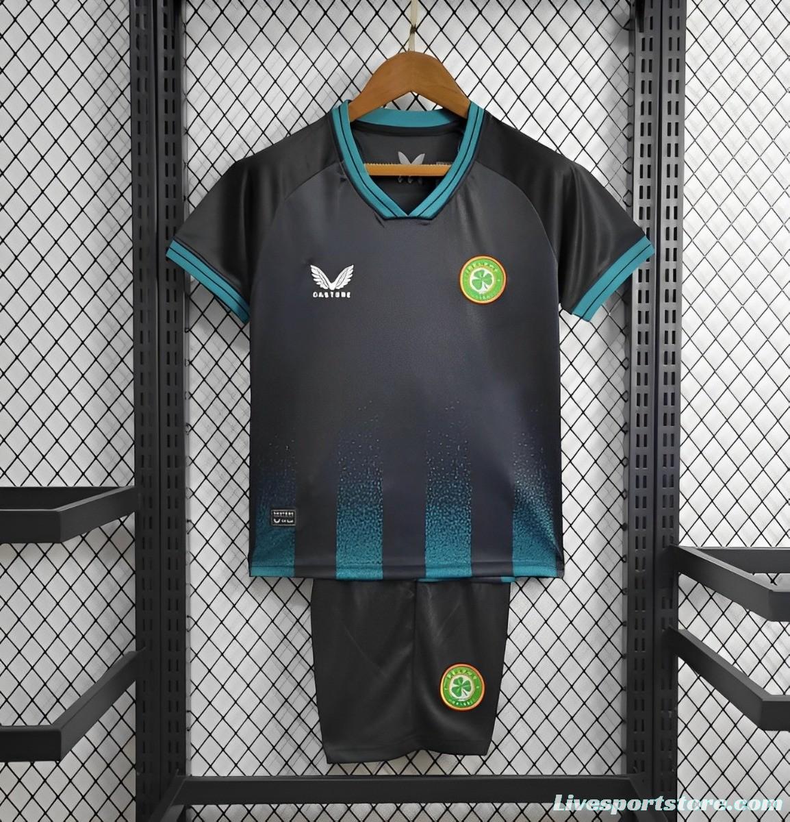 2023 Kids Ireland Black Jersey