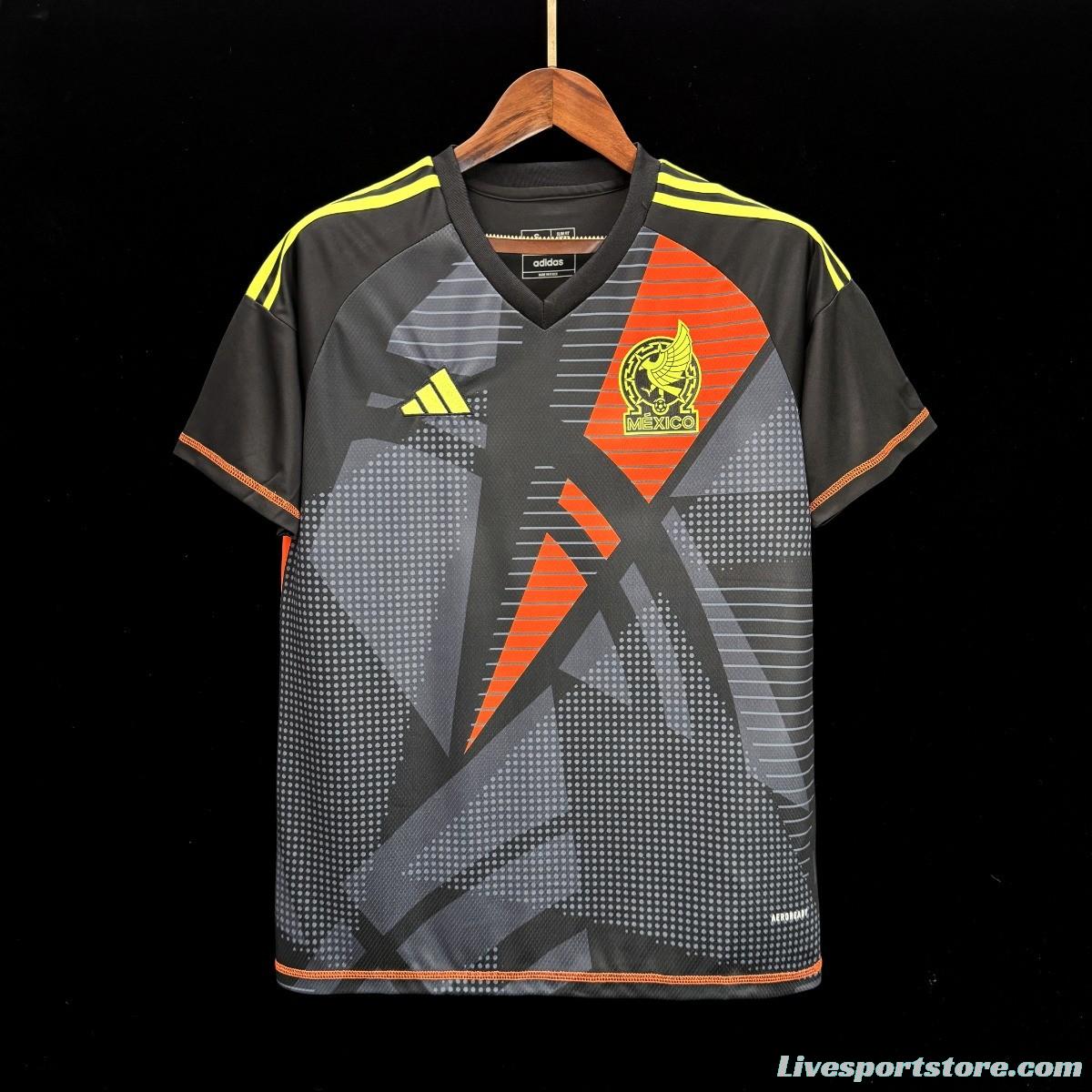 2024 Mexico Black Goalkeeper Jersey