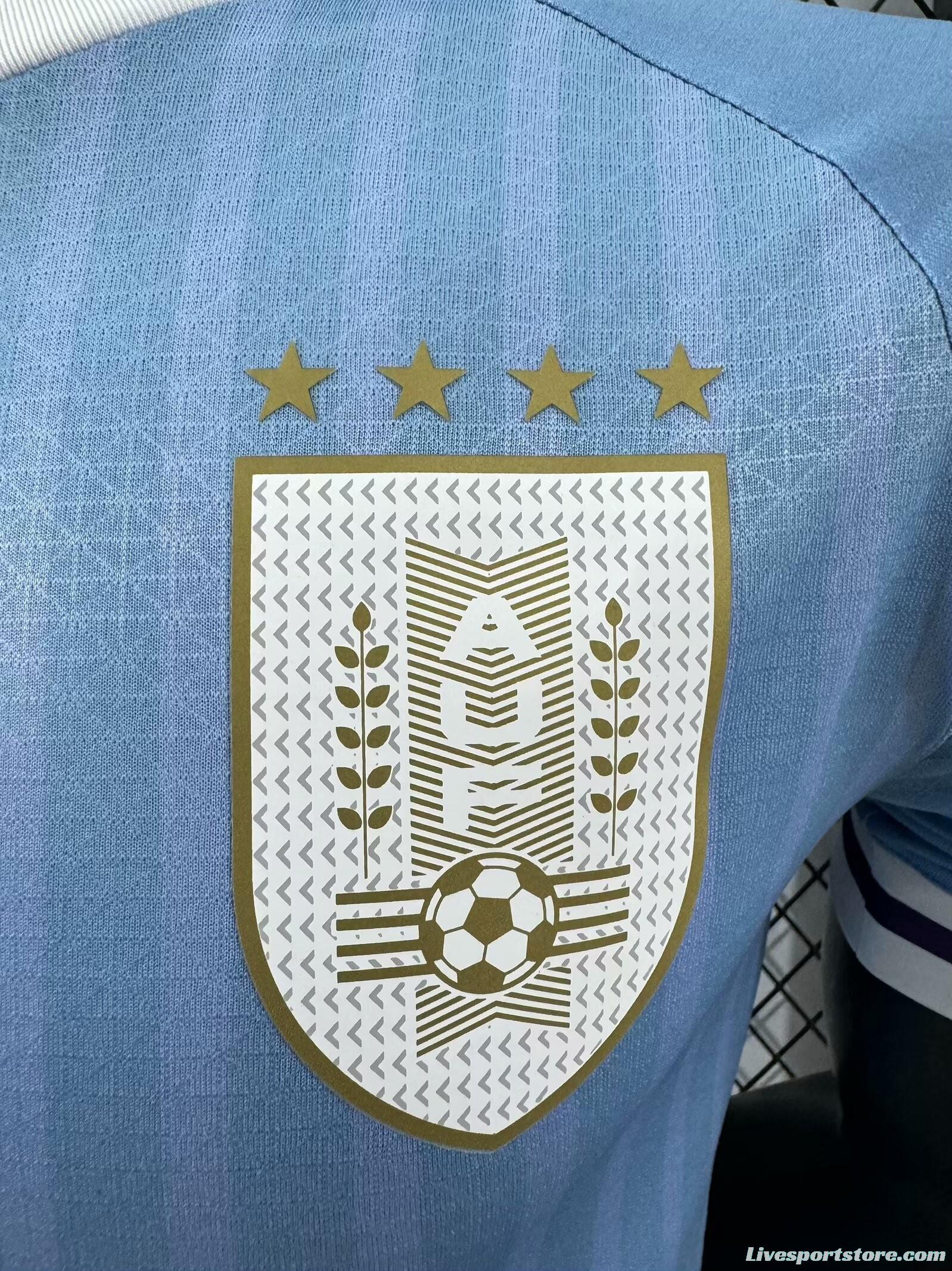 Player Version 2024 Uruguay Home Jersey