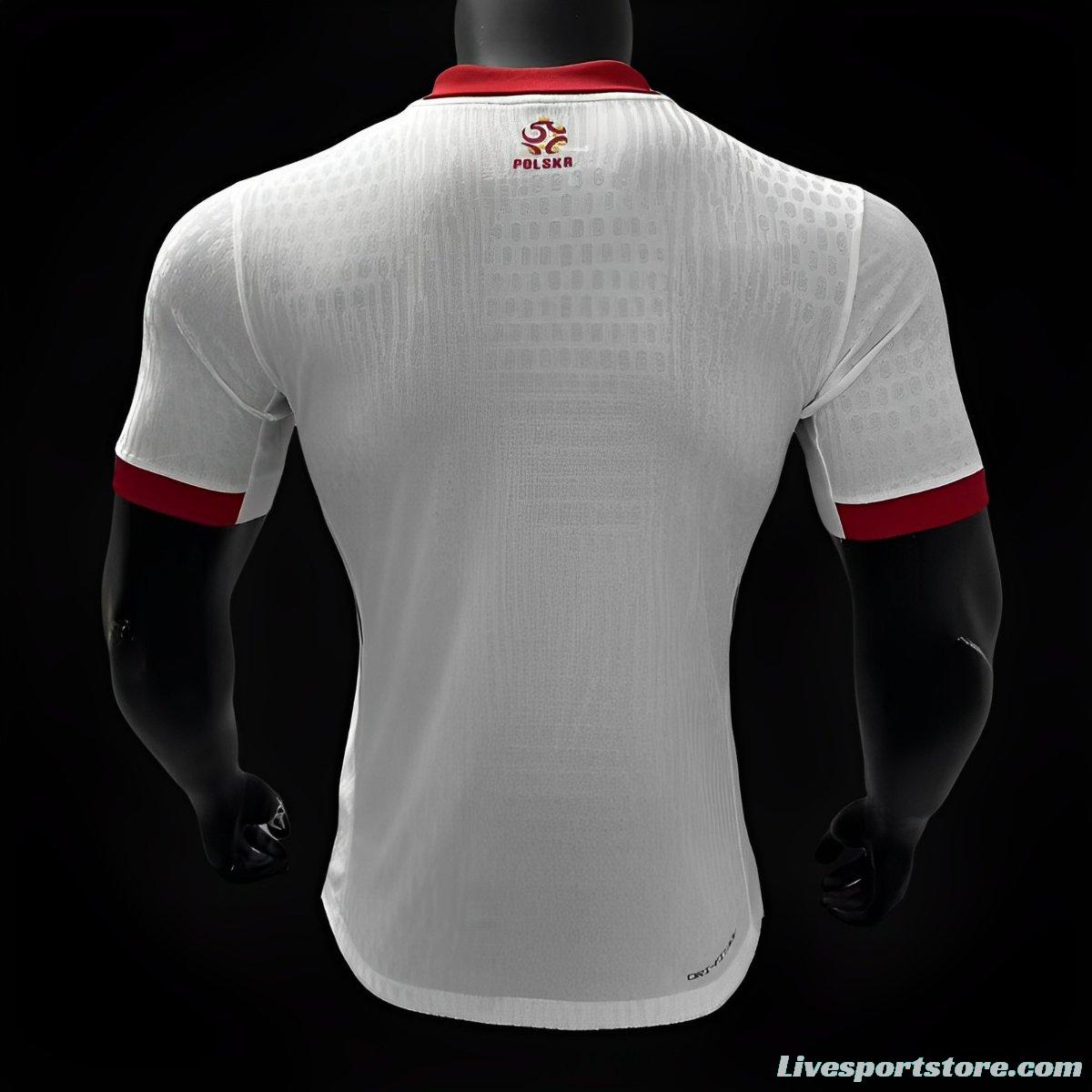 Player Version 2024 Poland Home Jersey