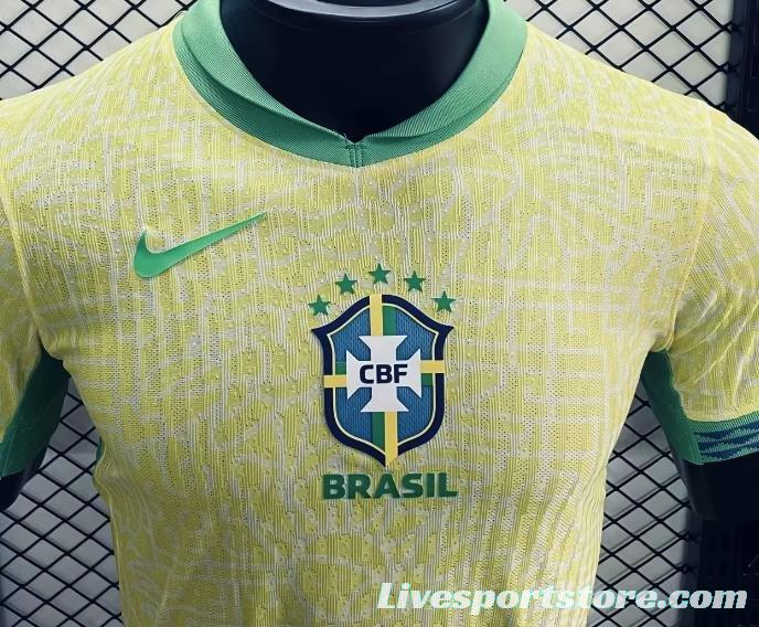 Player Version 2024 Brazil Home Jersey