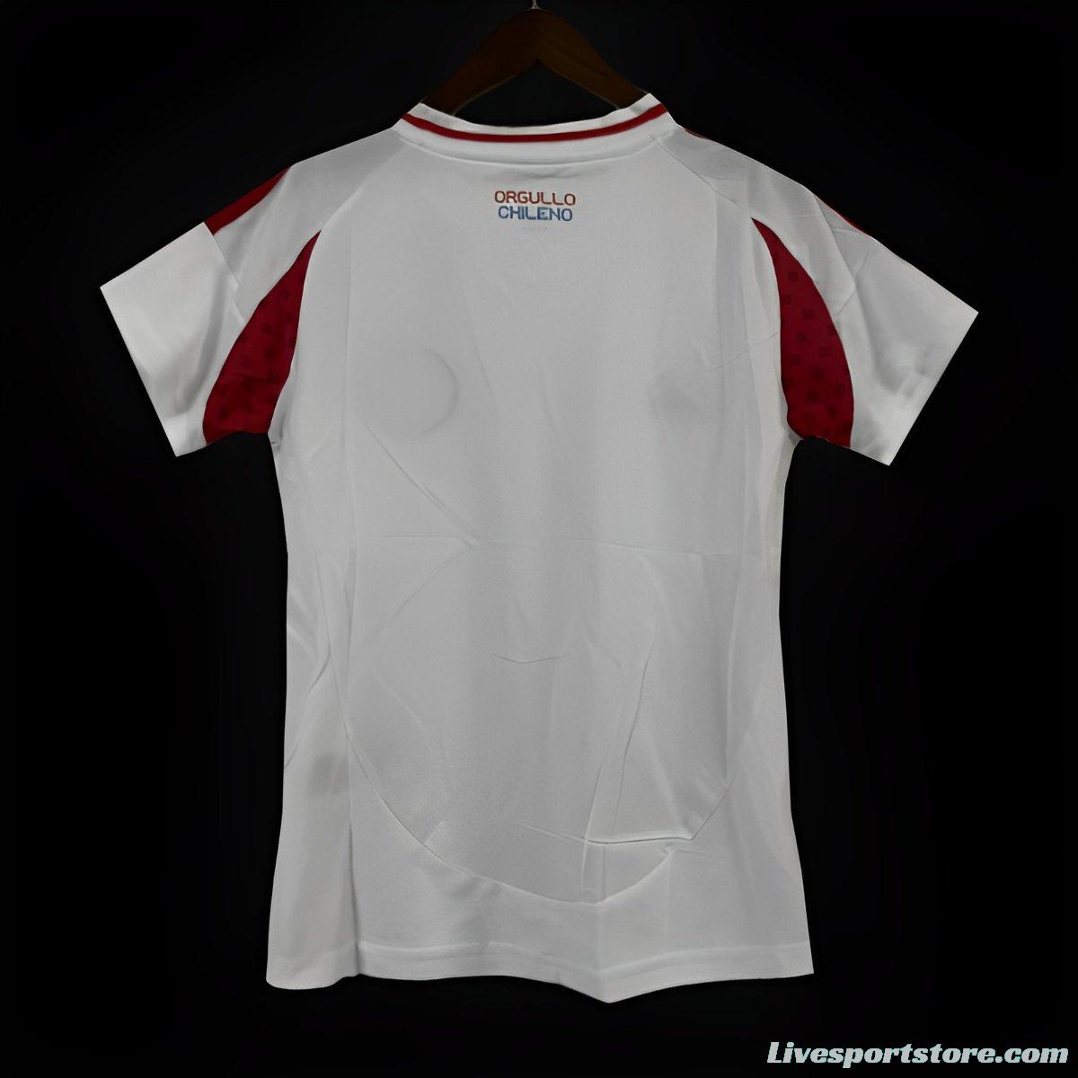 2024 Women Chile Away White Jersey