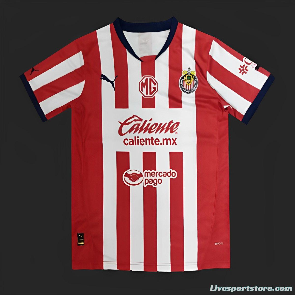 24/25 Chivas Guadalajara Home Jersey