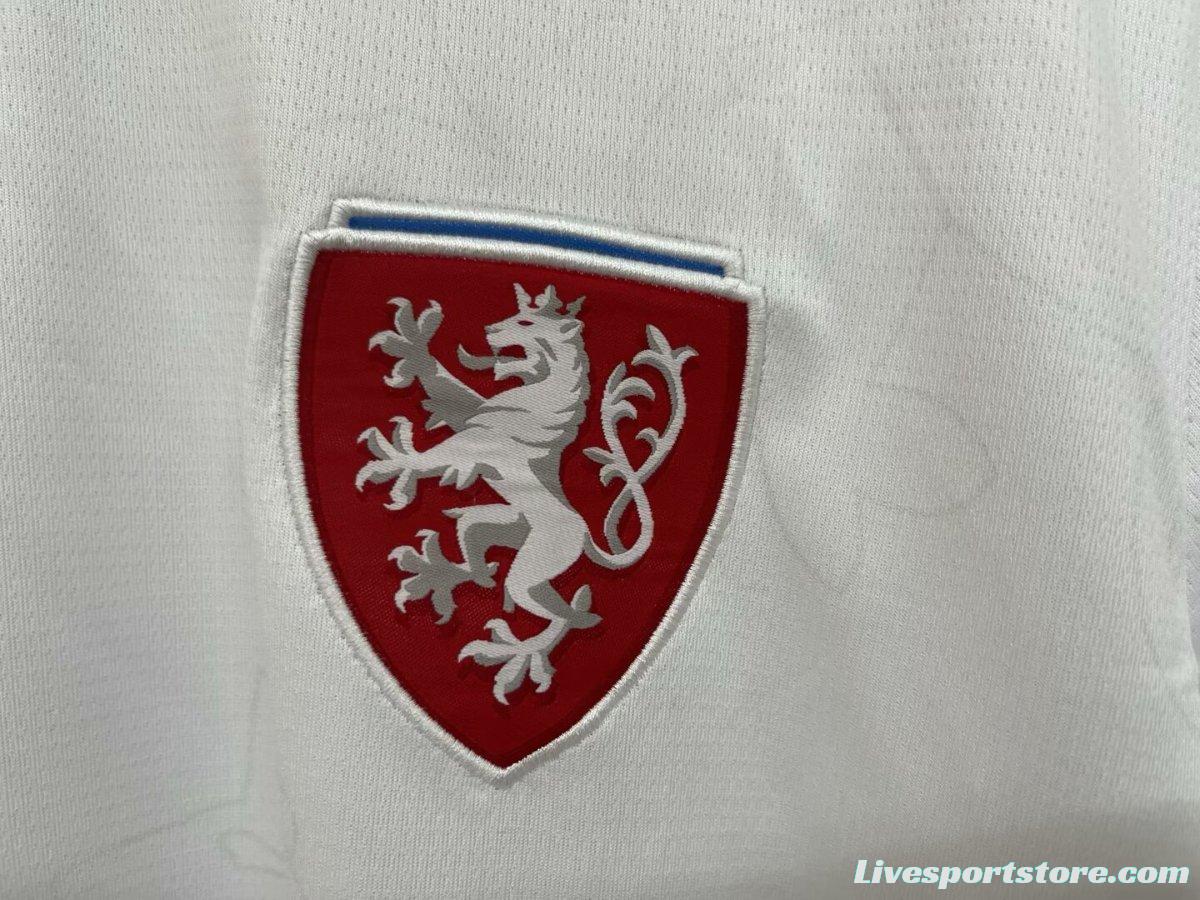 2024 Czech Republic Away White Jersey