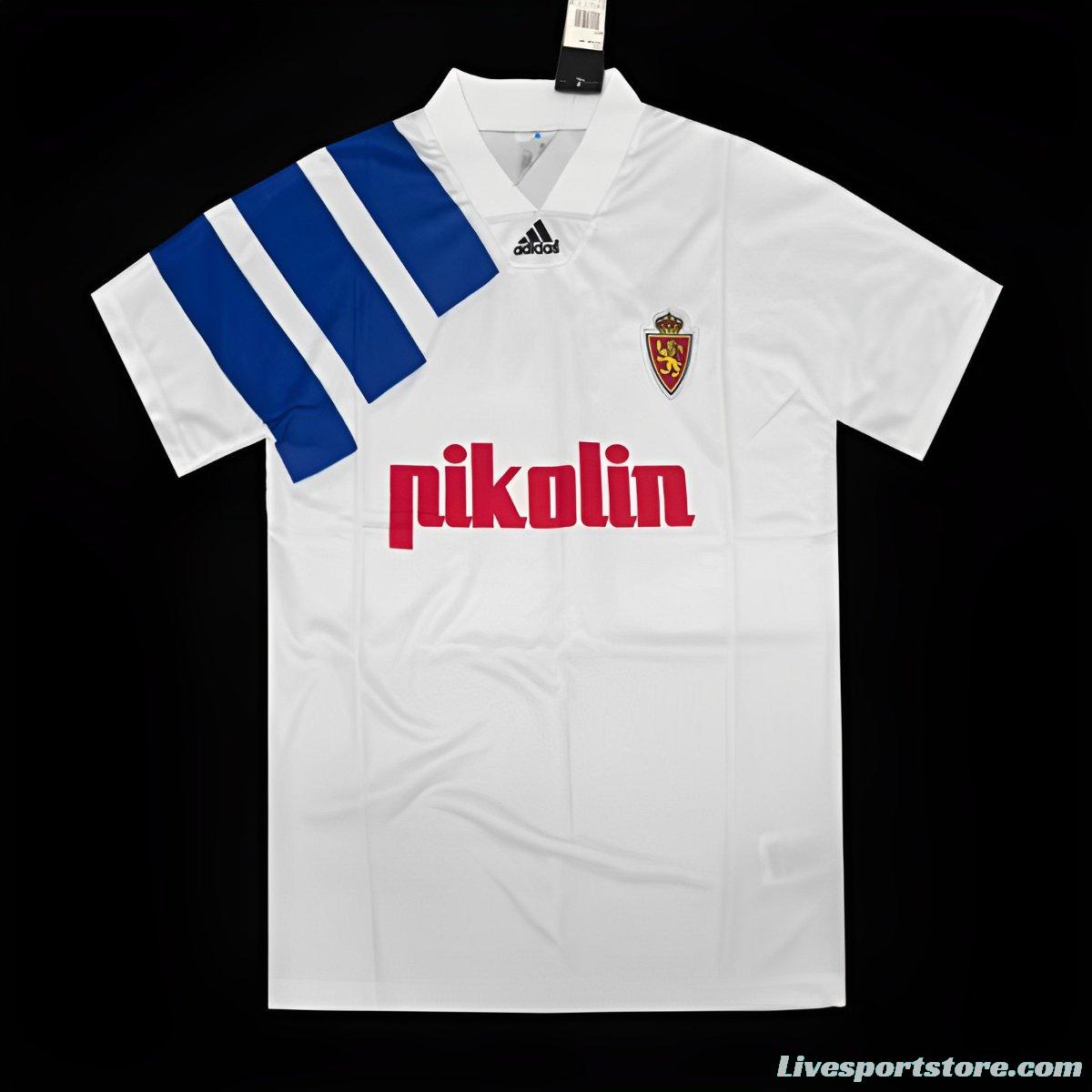 Retro 92/93 Real Zaragoza Home Jersey