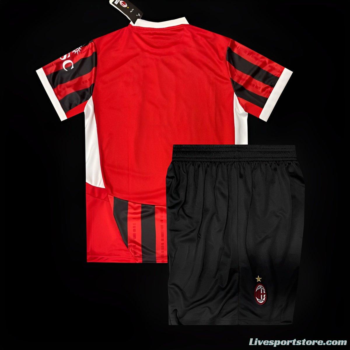 24/25 Kids AC Milan Home Jersey