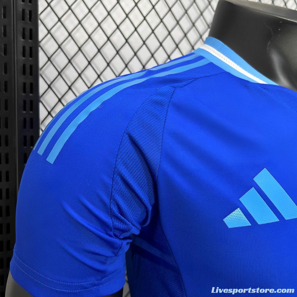 Player Version 2024 Argentina Away Blue Jersey