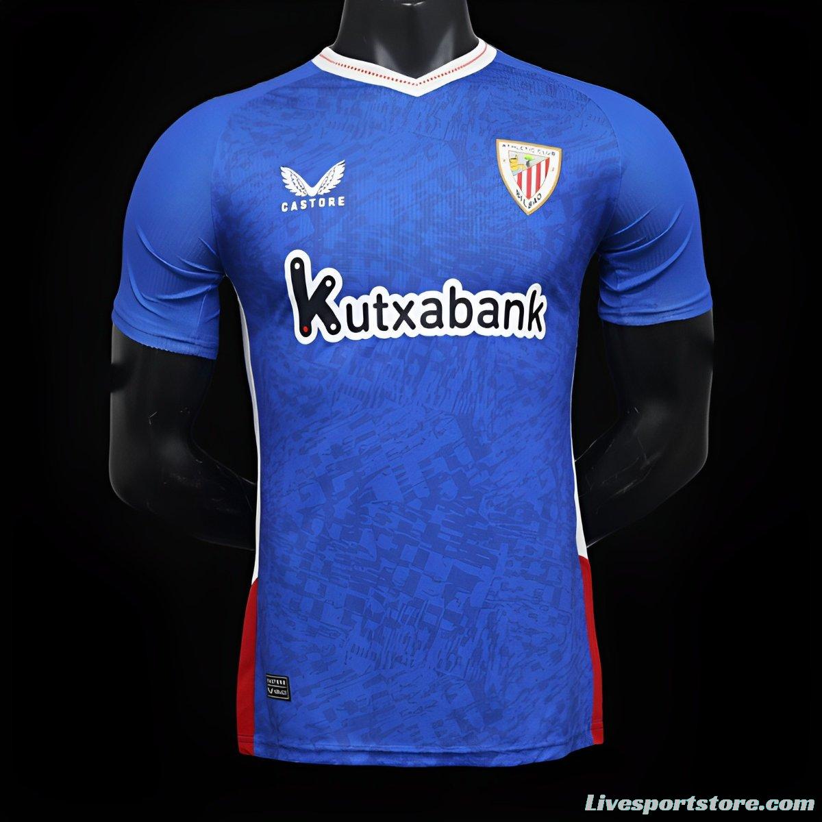 Player Version Athletic Bilbao Away Blue Jersey