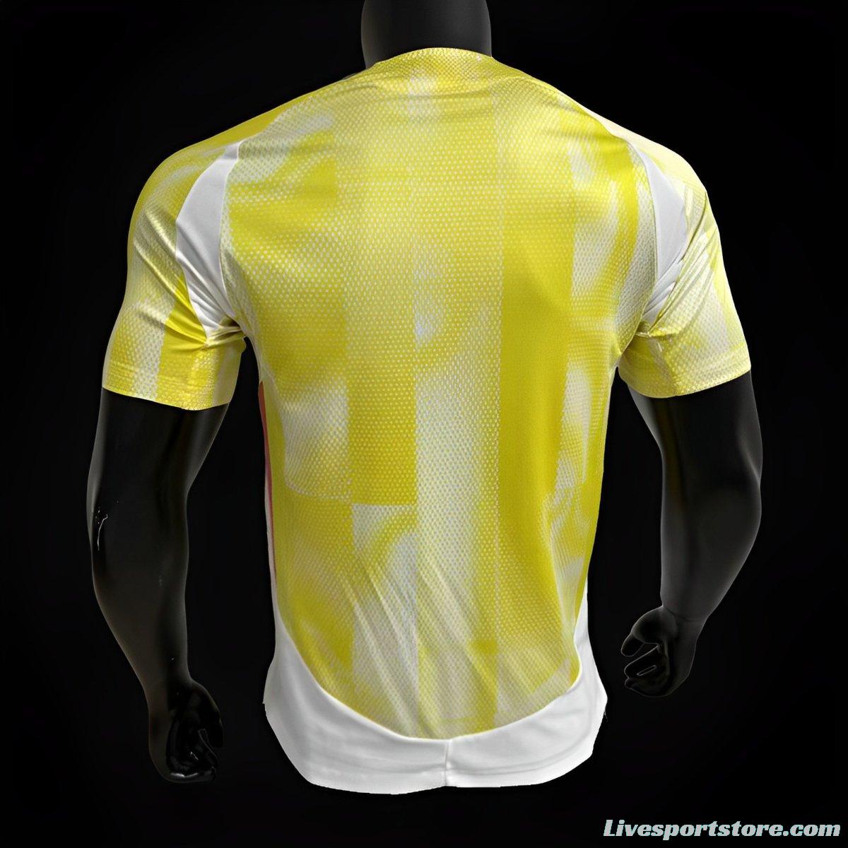 Player Version 24/25 Juventus Away Yellow Jersey