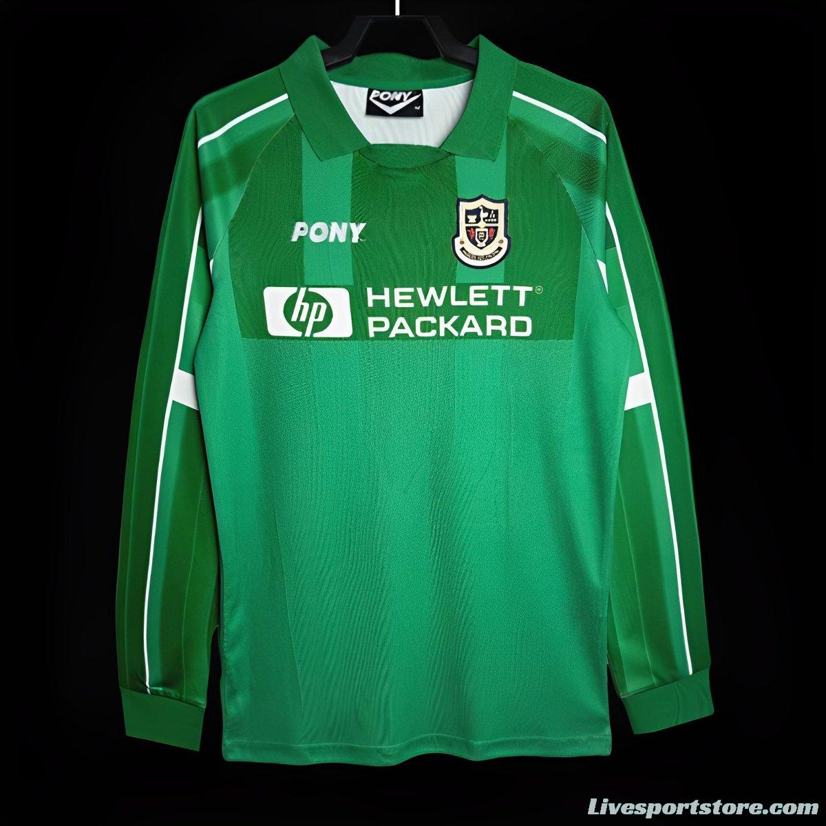 Retro 97/99 Tottenham Hotspur Green Goalkeeper Jersey