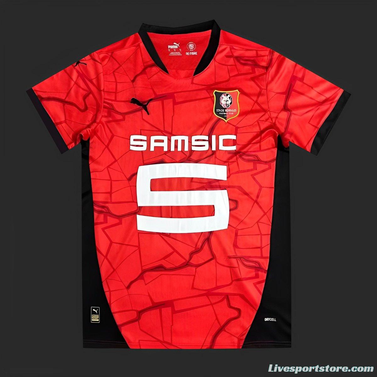 24/25 State Rennais Home Jersey