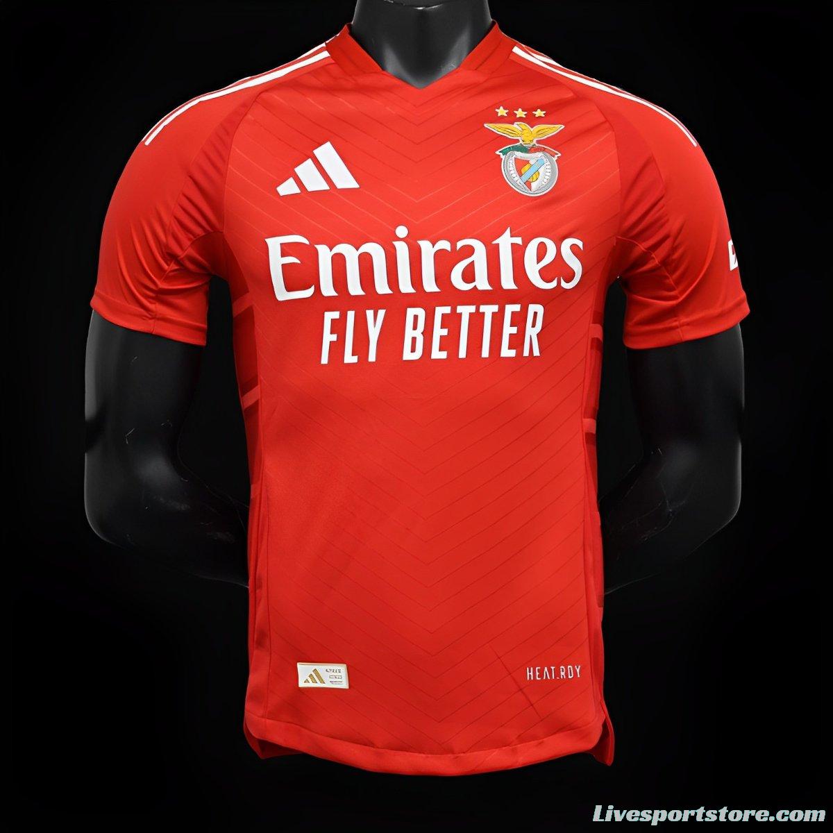 Player Version 24/25 Benfica Home Jersey