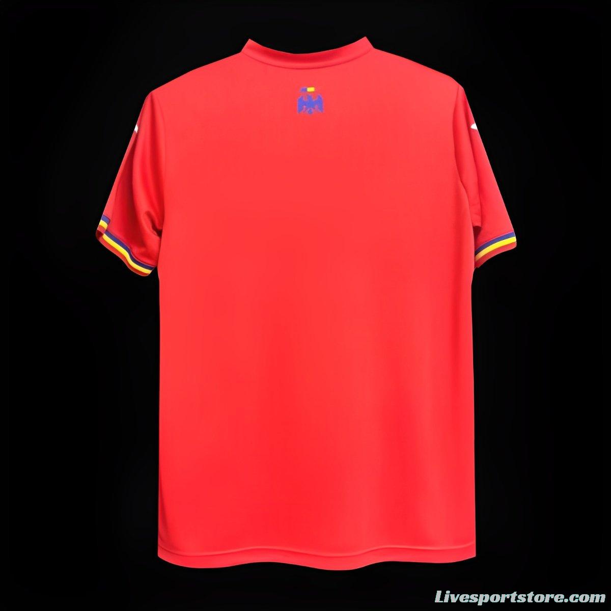 2024 Romania Away Red Jersey