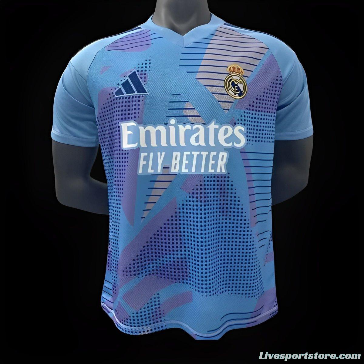 24/25 Real Madrid Goalkeeper Blue Jersey