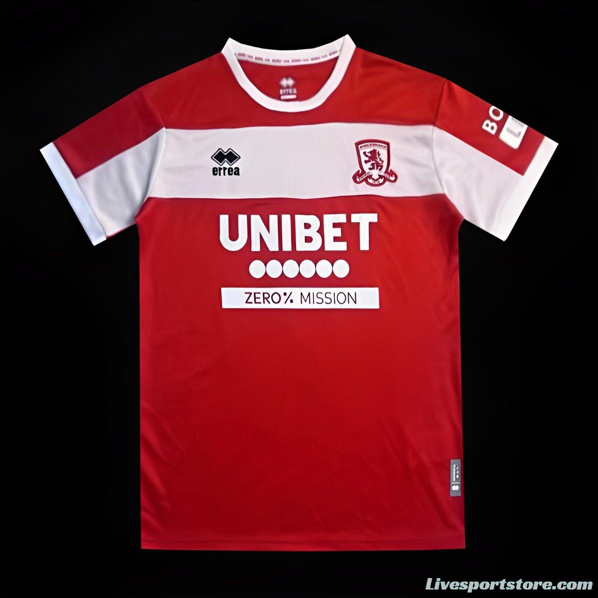 24/25 Middlesbrough Home Jersey