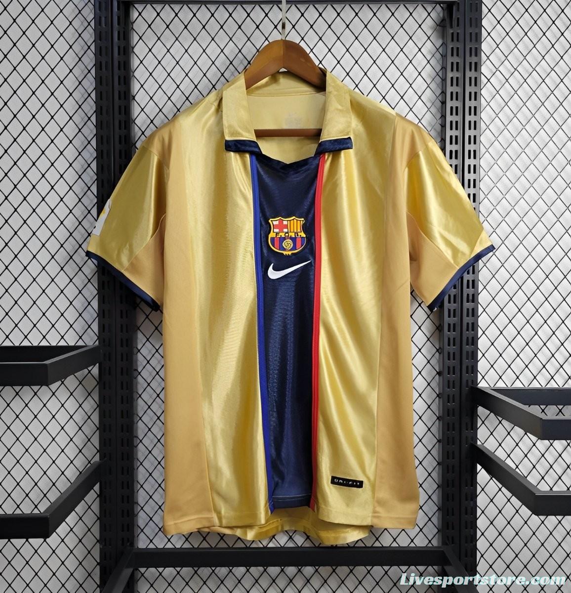 Retro 01/02 Barcelona Away Jersey