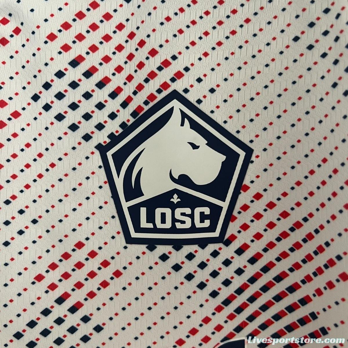 24/25 Lille OSC Away White Jersey