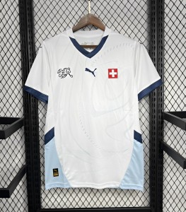 2024 Switzerland Away White Jersey