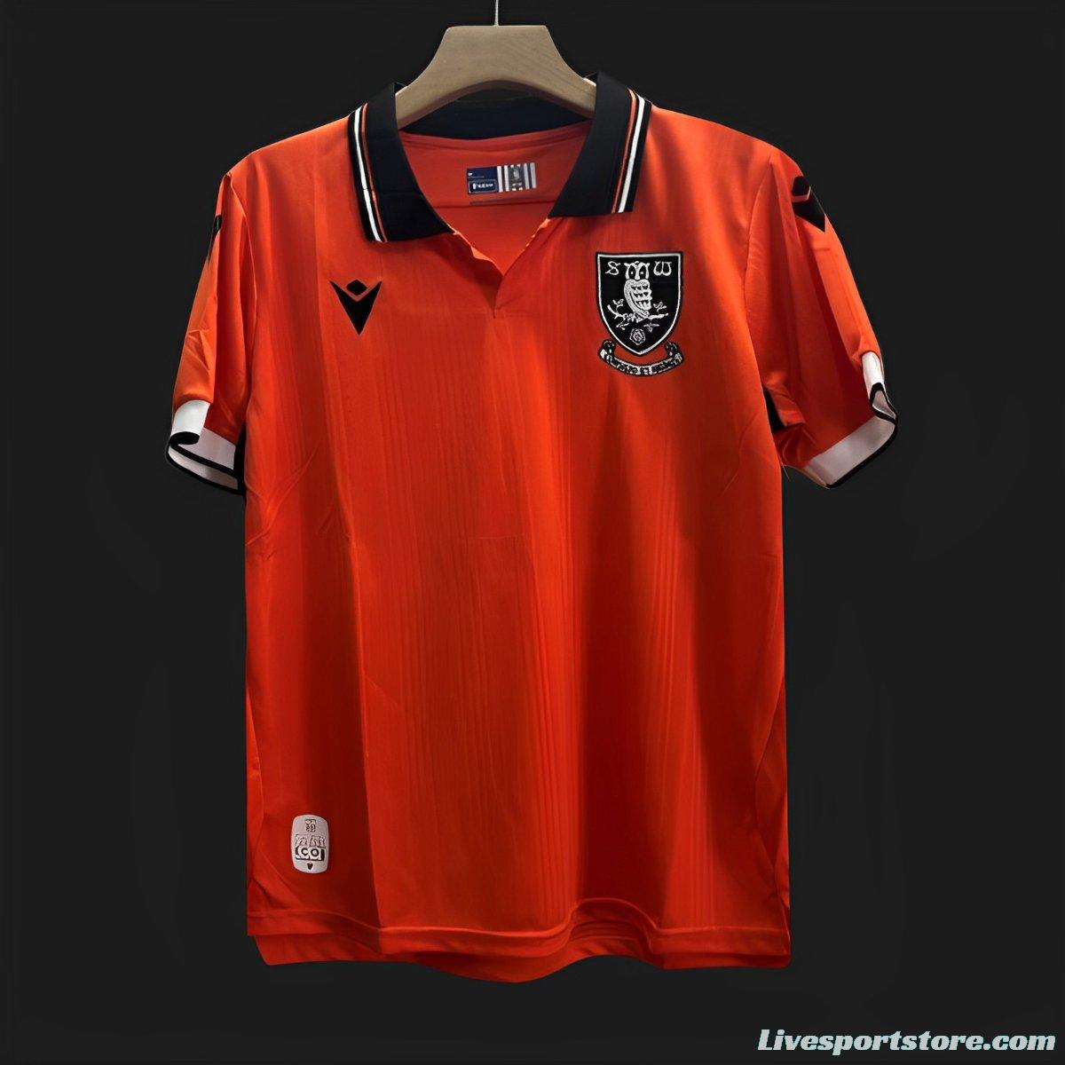 24/25 Sheffield Wednesday Third Orange Jersey