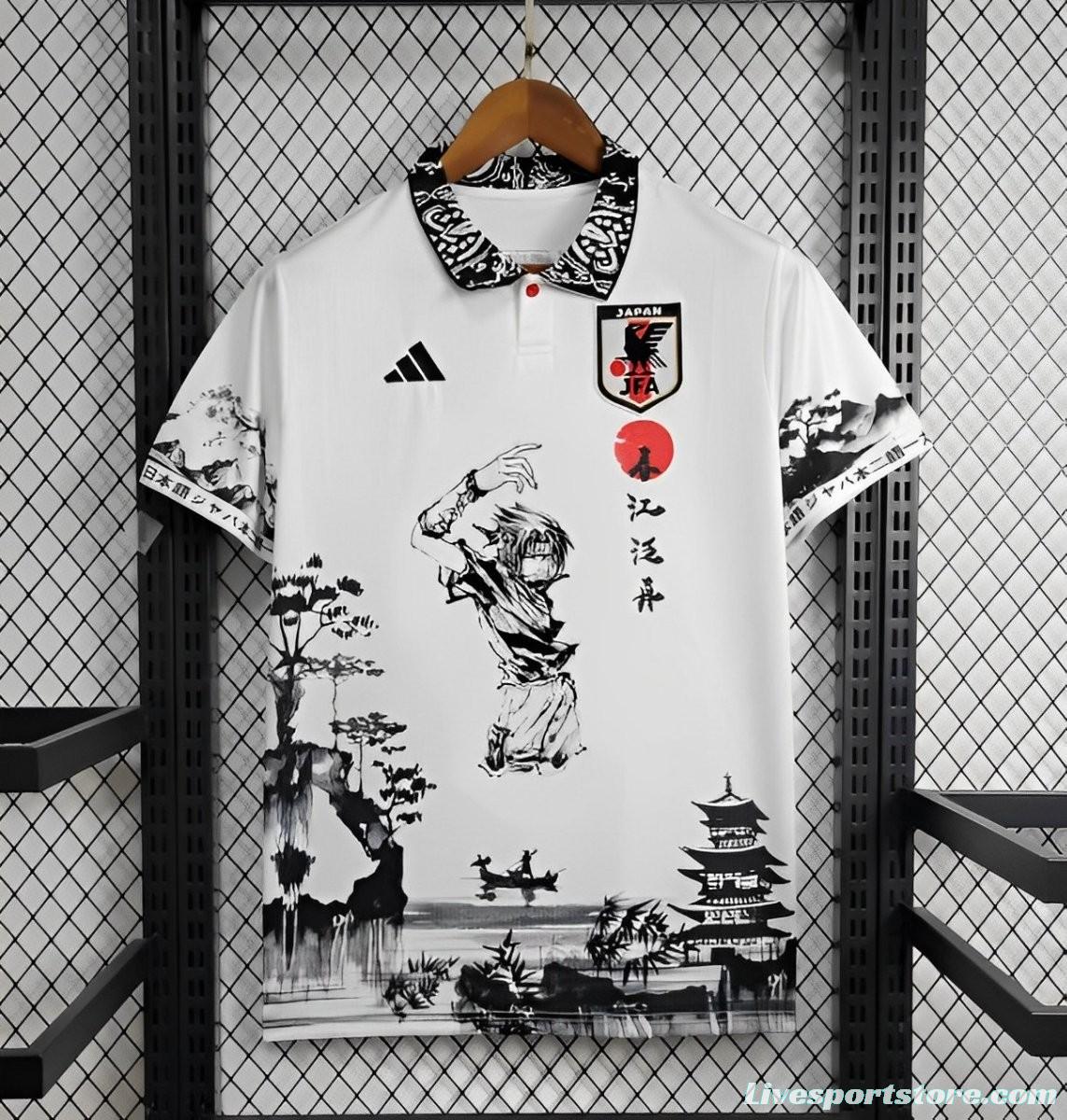 2024 Japan Zasuke Uchija White Special Jersey