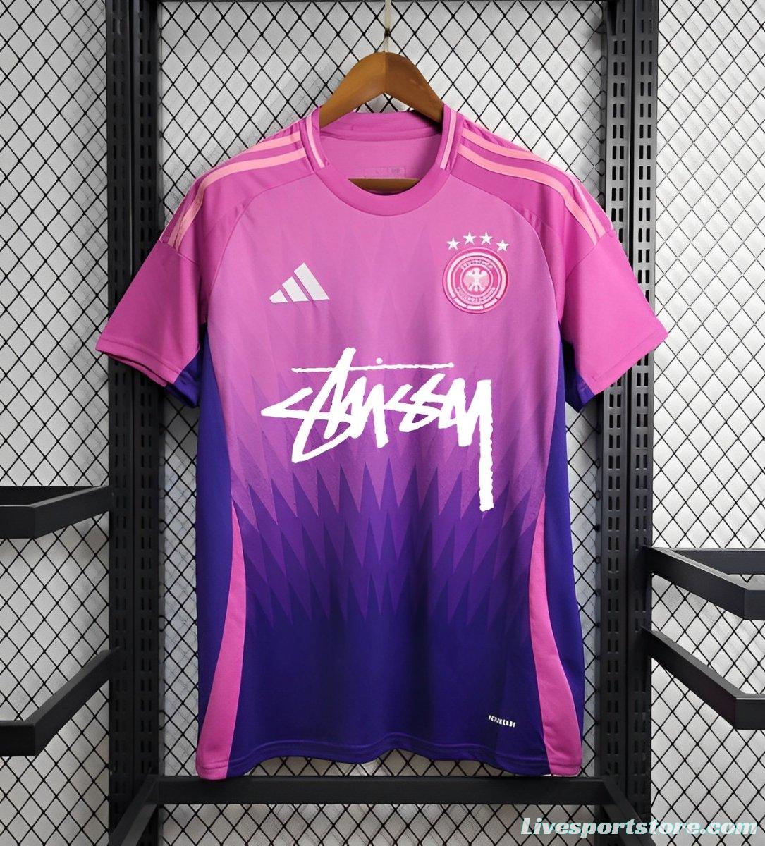 2024 Germany x Stussy Away Purple Jersey